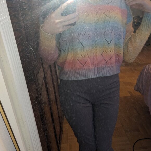 Rainbow Heart Sweater - Picture 4 of 4